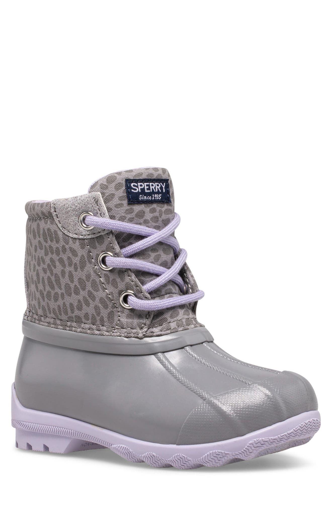 leopard print sperry boot