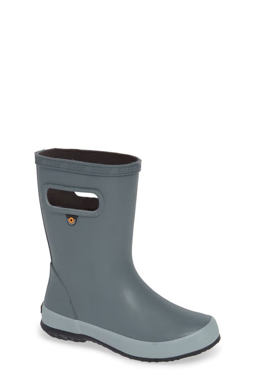 Bogs Skipper Solid Waterproof Rain Boot in Gray at Nordstrom, Size 4 M