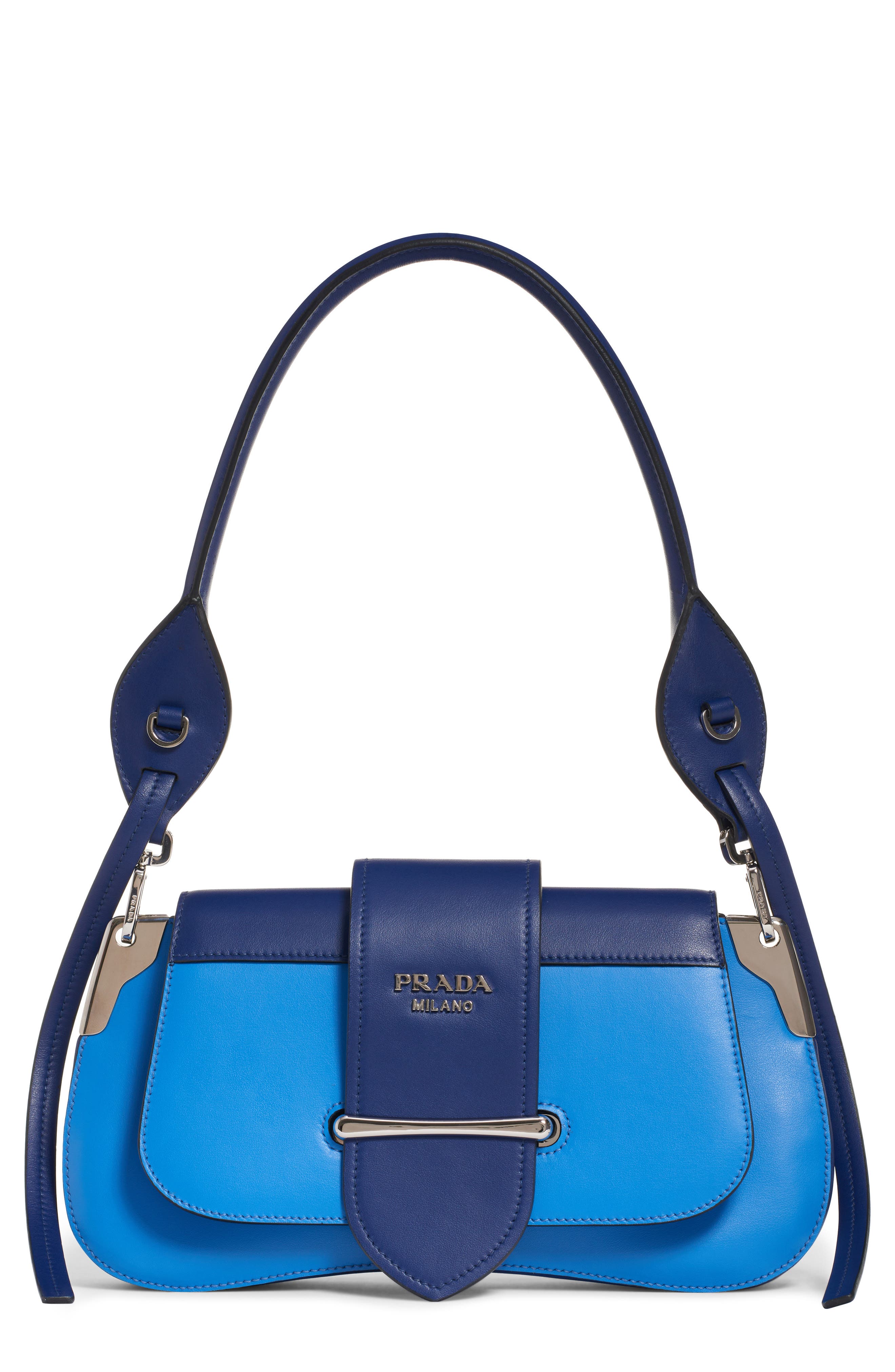 prada sidonie leather shoulder bag