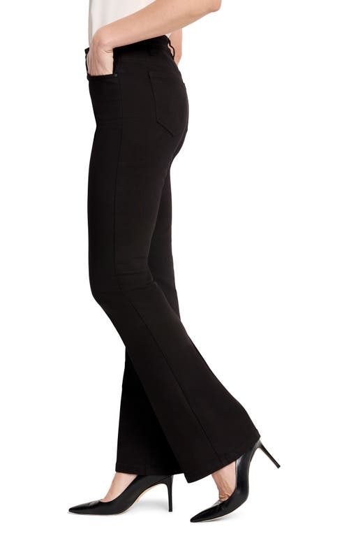 Nic + Zoe Nic+zoe High Rise Bootcut Jeans In Black Denim In Black Denim