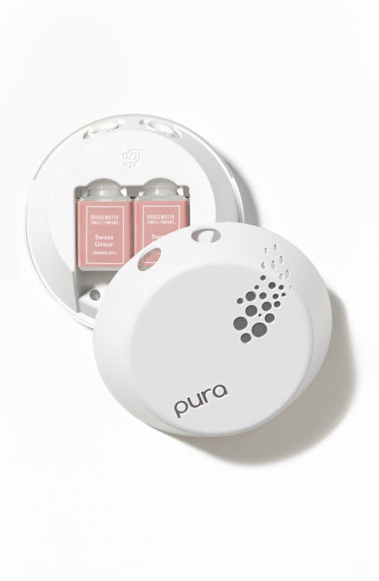 Pura X Bridgewater Candle Company Afternoon Retreat 2-pack Diffuser Fragrance Refills In Pink