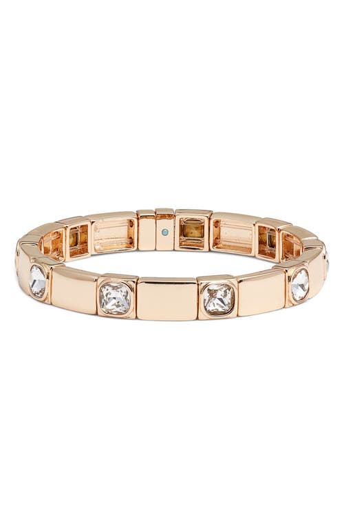 ROXANNE ASSOULIN Imperial Maxi Rhinestone Stretch Bracelet in Clear at Nordstrom