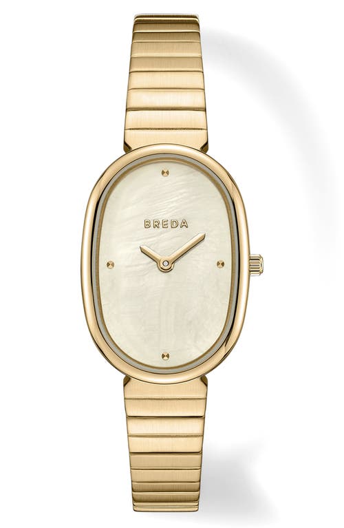 BREDA Jane Bracelet Watch, 23mm in 18K Gold-Plated 