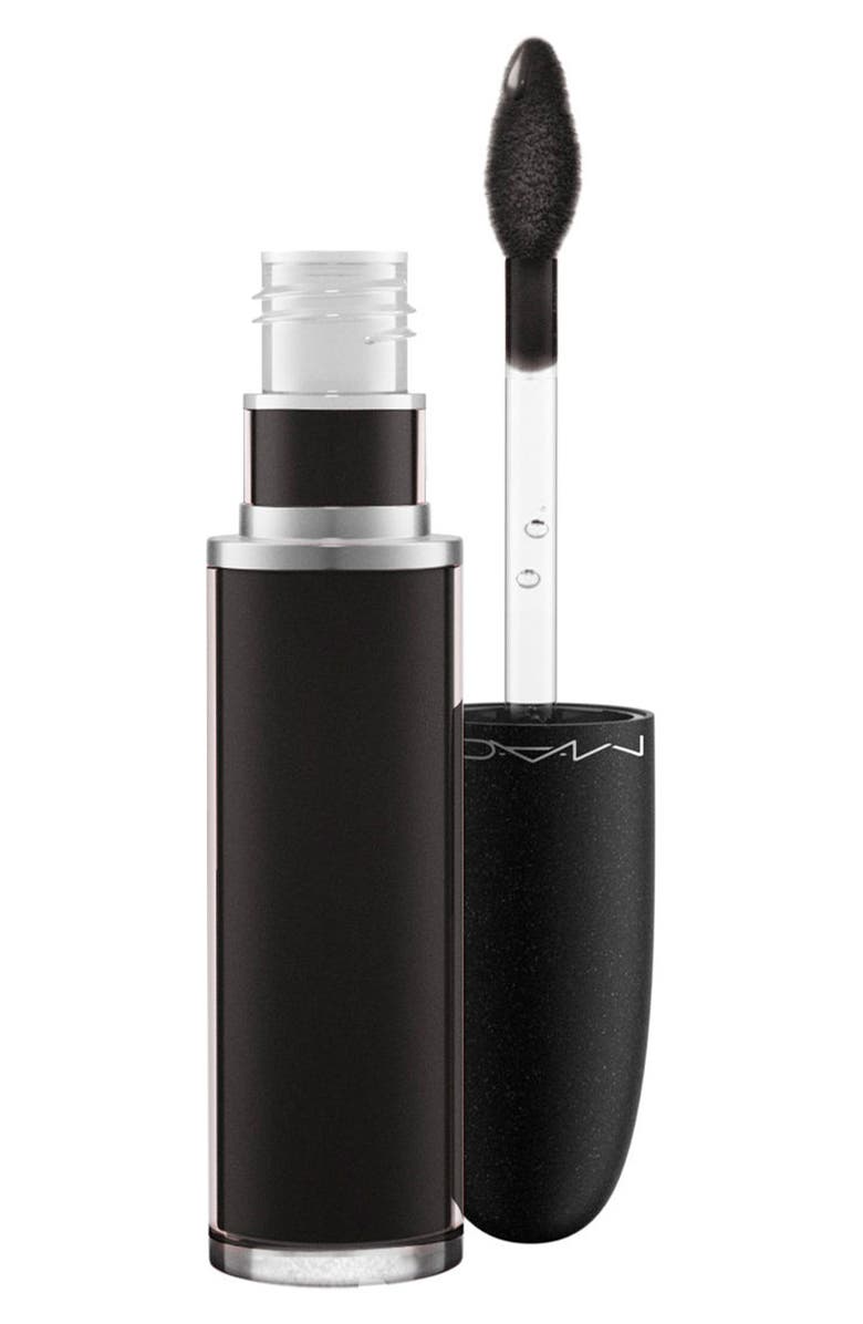 MAC Cosmetics Retro Matte Liquid Lipcolour Lipstick, Main, color, Caviar
