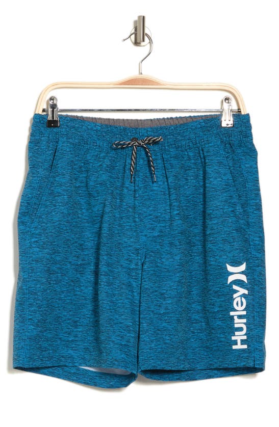 Hurley Static Volley Swim Shorts In Navy Combo