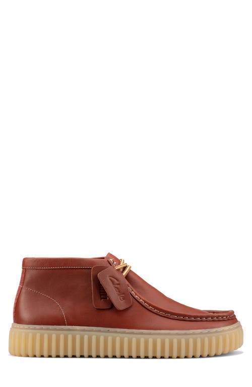 Clarksr Clarks(r) Torhill Hi Chukka Boot In Brown Leather