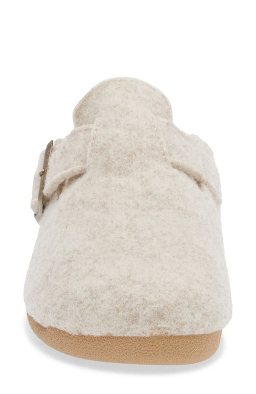 Shop Toni Pons Mima Wool Blend Clog Slipper In Ecru