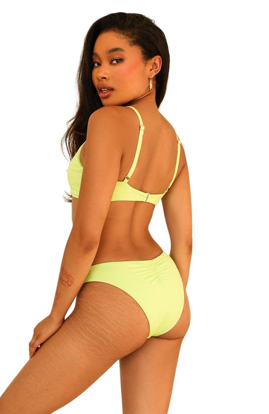 Dippin Daisys Zen Knotted Triangle Bikini Top In Green Tea