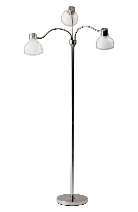 Adesso Lighting Presley 3-arm Floor Lamp In Polished Nickel