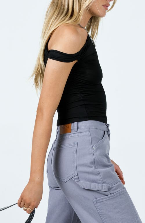 PRINCESS POLLY PRINCESS POLLY BELLER ASYMMETRIC OFF THE SHOULDER TOP 