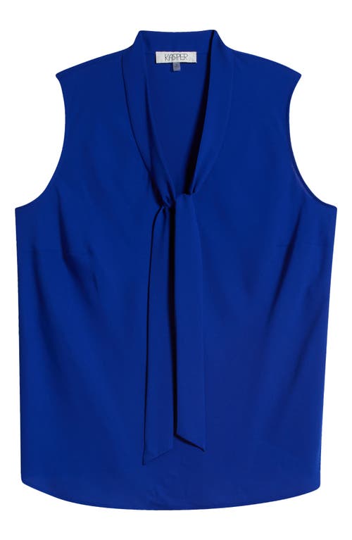 KASPER KASPER SLEEVELESS TIE FRONT TOP