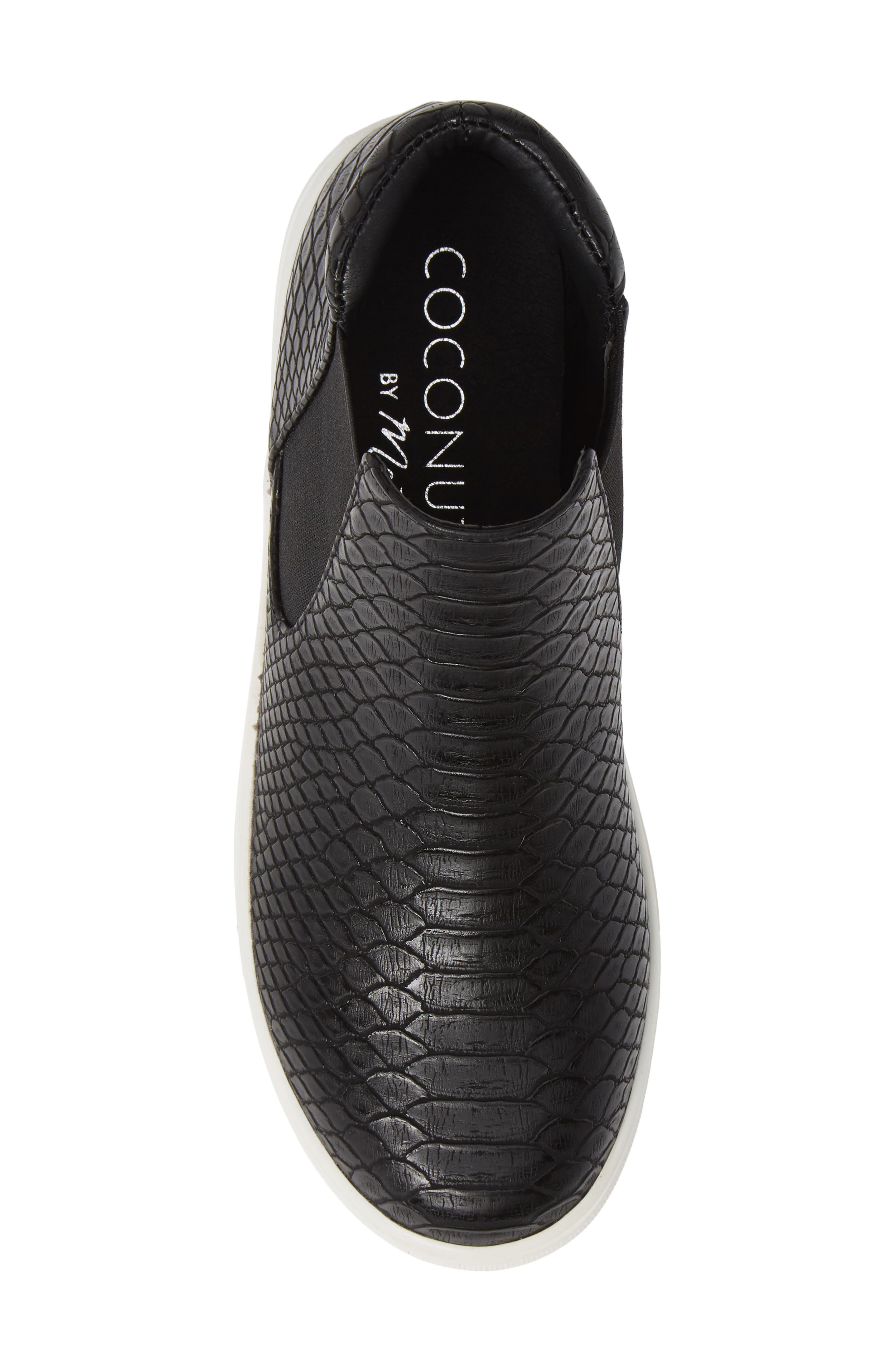 harlan snakeskin slip on rose gold