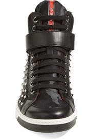 Prada Studded Camo Print Sneaker (Men) | Nordstrom