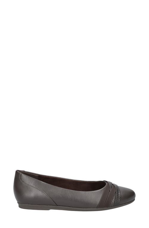 EASY STREET EASY STREET KYLIE ALMOND TOE BALLET FLAT