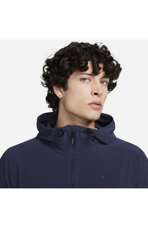 Nike Men's Unlimited Repel Hooded Versatile Jacket In Obsidian/black/obsidian