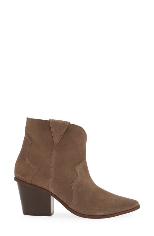 Shop Kaanas Ares Cowboy Bootie In Tobacco