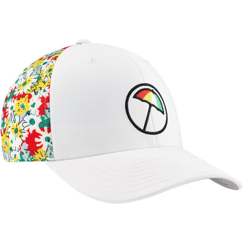 Shop Puma White Arnold Palmer Invitational Floral Tech Flexfit Adjustable Hat