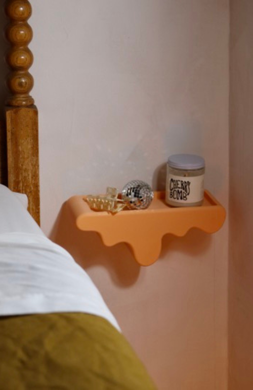 Sofiest Designs Melting Shelf In Orange Peel