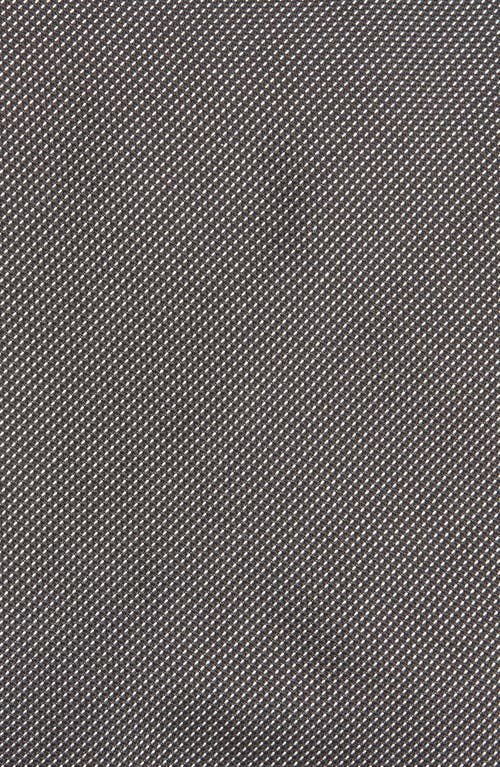 Ralph Lauren Peau De Soie Solid Grey Silk Tie In Black