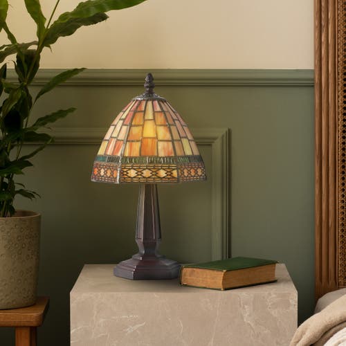 Jonathan Y Carter Led Table Lamp In Brown