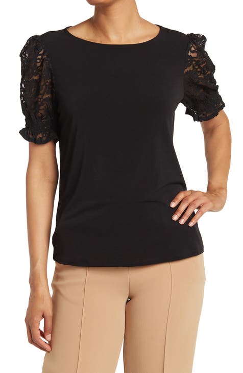 Women's Lace Short Sleeve Shirts | Nordstrom Rack