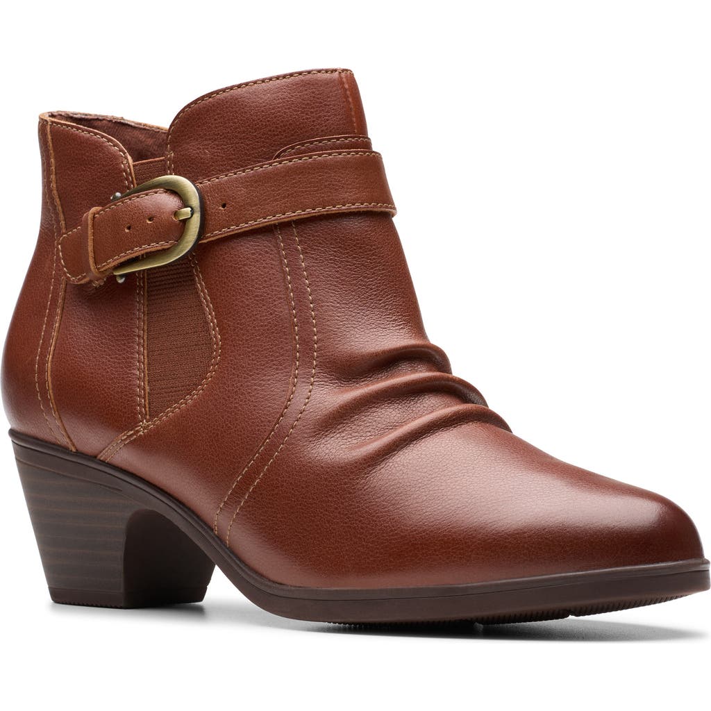 Clarks ® Emily2 Opal Bootie In Tan Leather