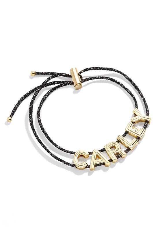Mini Custom Slider Bracelet - Black – Early Black Friday Deal: 20% off  custom gifts – BaubleBar