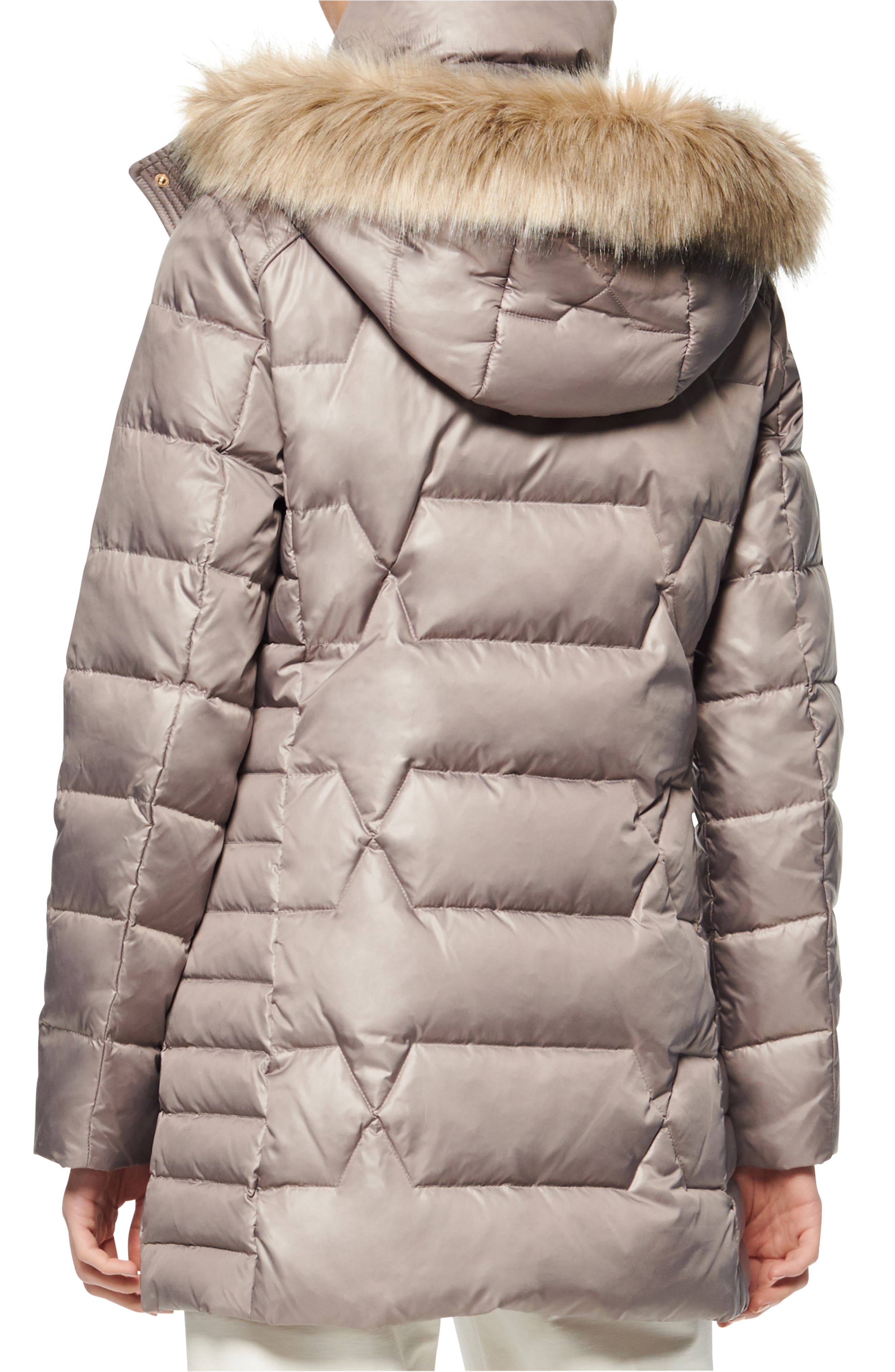 Andrew Marc Pomona Faux Fur Trim Down Puffer Jacket Nordstrom Rack