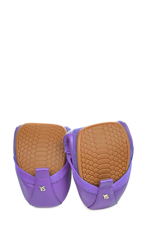 Shop Yosi Samra Samara Ballet Flat In Meta Mauve