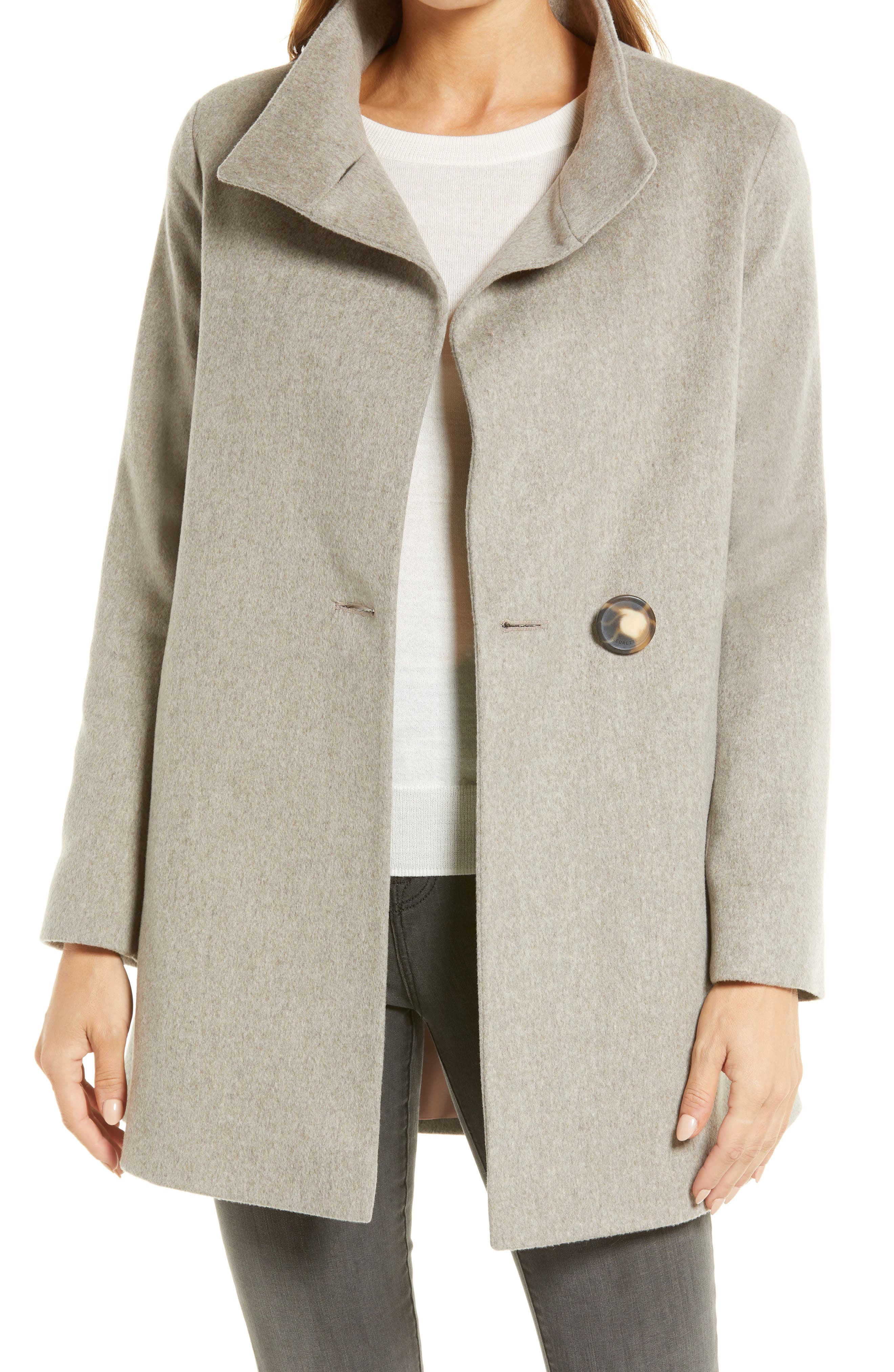 winter white wool coat