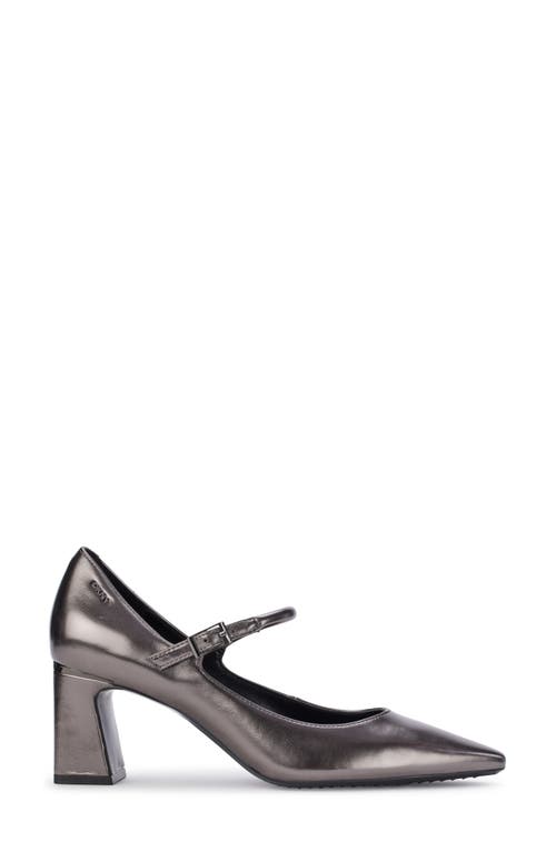 Dkny Samira Pointed Toe Mary Jane Pump In Graphite