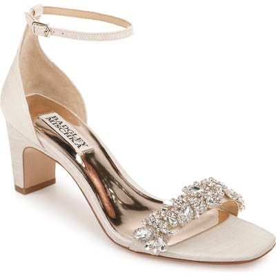 Badgley Mischka Jackie Sandal, Ivory