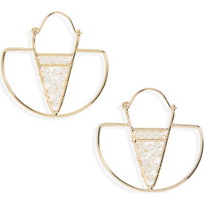Panacea Imitation Pearl Drop Earrings