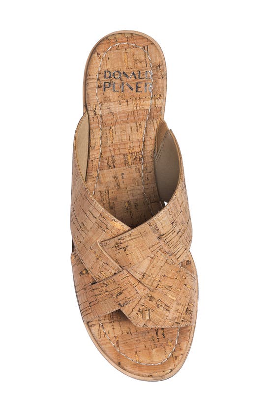 Shop Donald Pliner Wedge Platform Sandal In Natural
