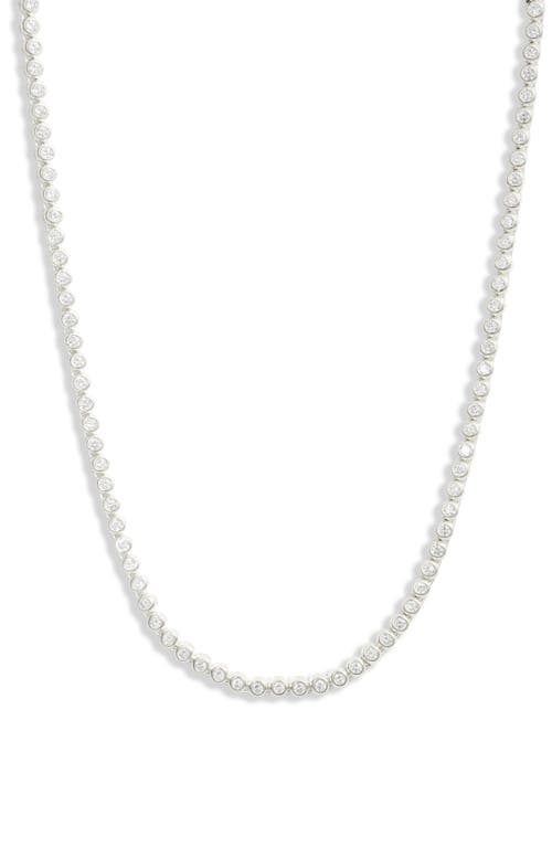 SHYMI Classic Round Choker Necklace in Silver/White at Nordstrom