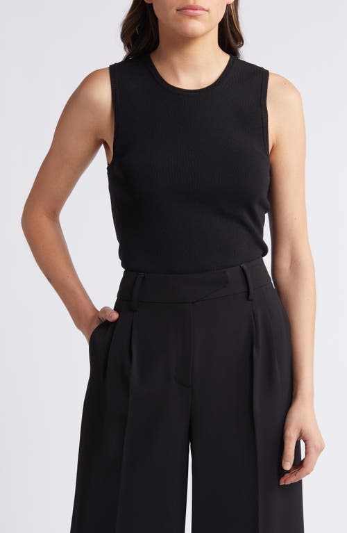 Shop Rue Sophie Keith Sleeveless Sweater In Noir