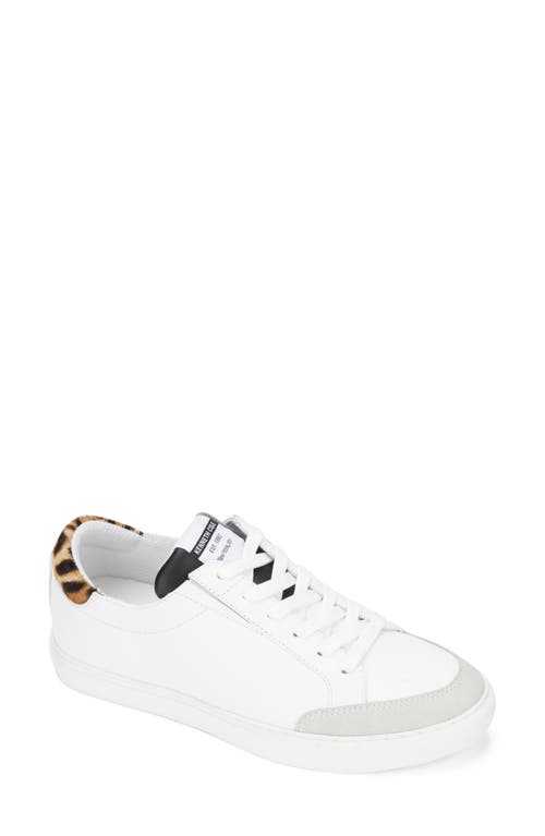 Kenneth Cole New York Kam Guard EO Sneaker in White/Natural Calf Hair
