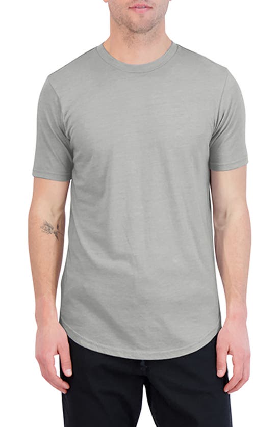Goodlife Tri-blend Scallop Crew T-shirt In Alloy