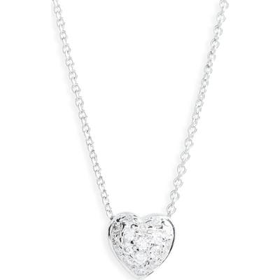 Roberto Coin Pave Heart Pendant Necklace