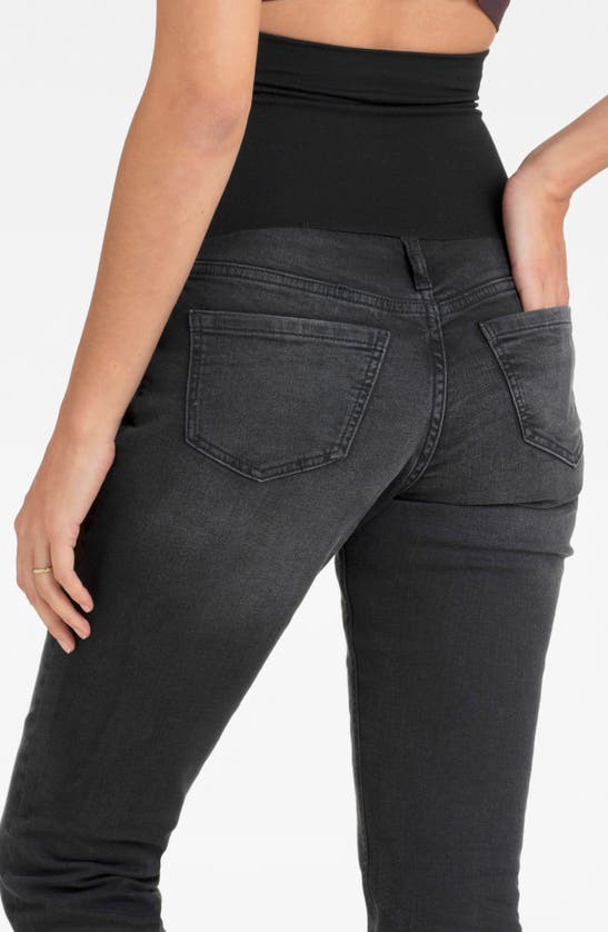 Shop Seraphine Slim Fit Postpartum Shaping Jeans In Black
