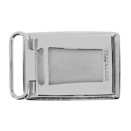 Shop Trafalgar 30mm Sterling Silver Engine Turned With Large Loop Compression Belt Buckle