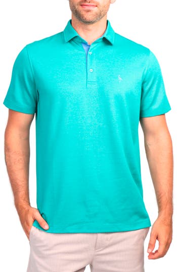 Tailorbyrd Solid Polo In Kelly Green