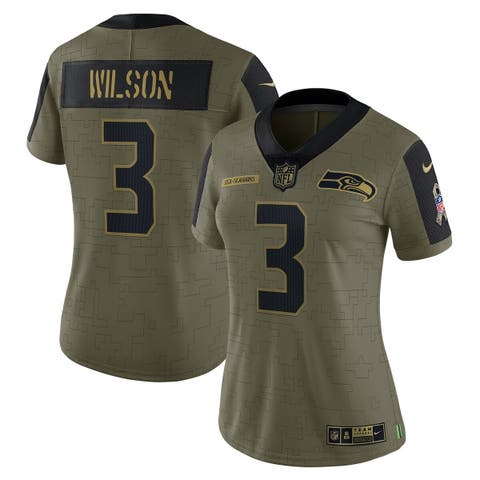 Outerstuff Youth Russell Wilson College Navy Seattle Seahawks Replica Player Jersey