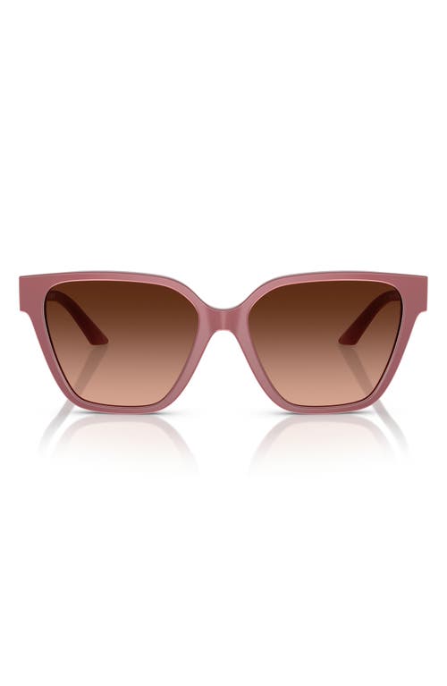 Versace 56mm Gradient Butterfly Sunglasses in Ruby at Nordstrom