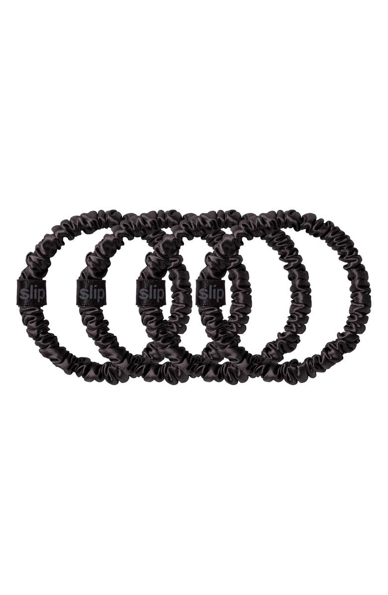 slip Pure Silk 4-Pack Skinny Scrunchies: Back to Basics Collection ...