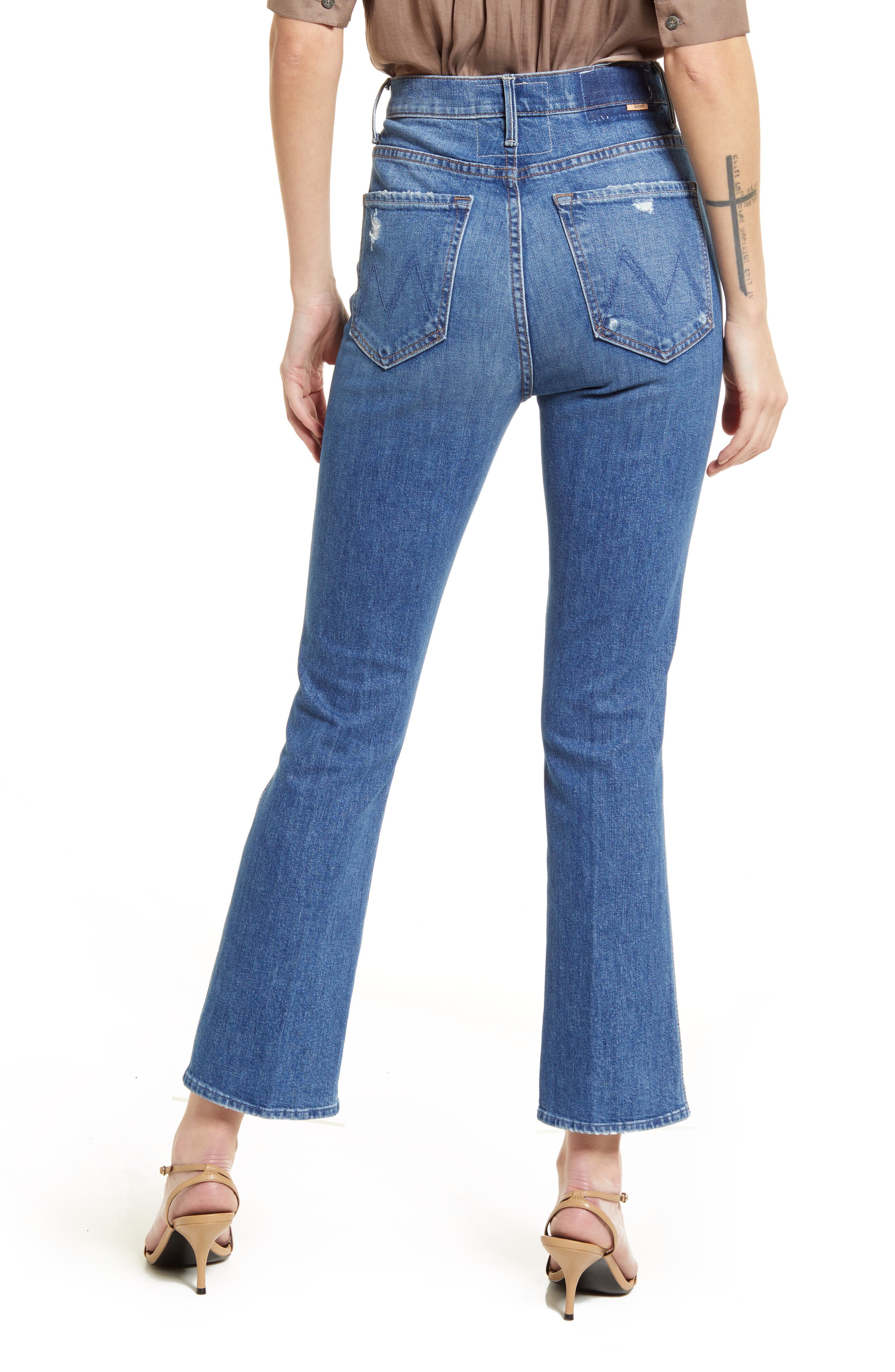 MOTHER Smokin' Double Ankle High Waist 