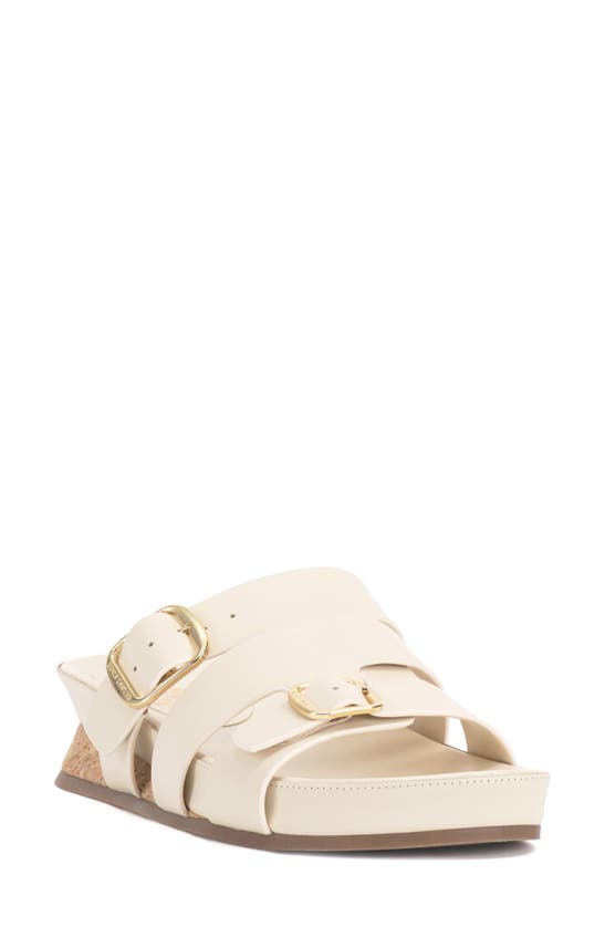 Vince Camuto Freoda Slide Sandal In Creamy White