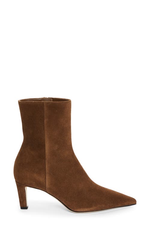 Shop Jimmy Choo Alizze Pointed Toe Bootie In Oak