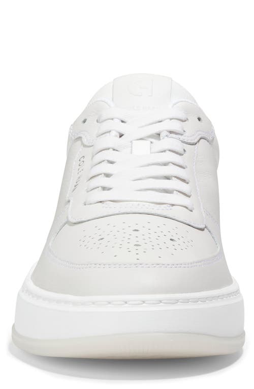 Shop Cole Haan Grandpro Crossover Sneaker In Optic White/optic White