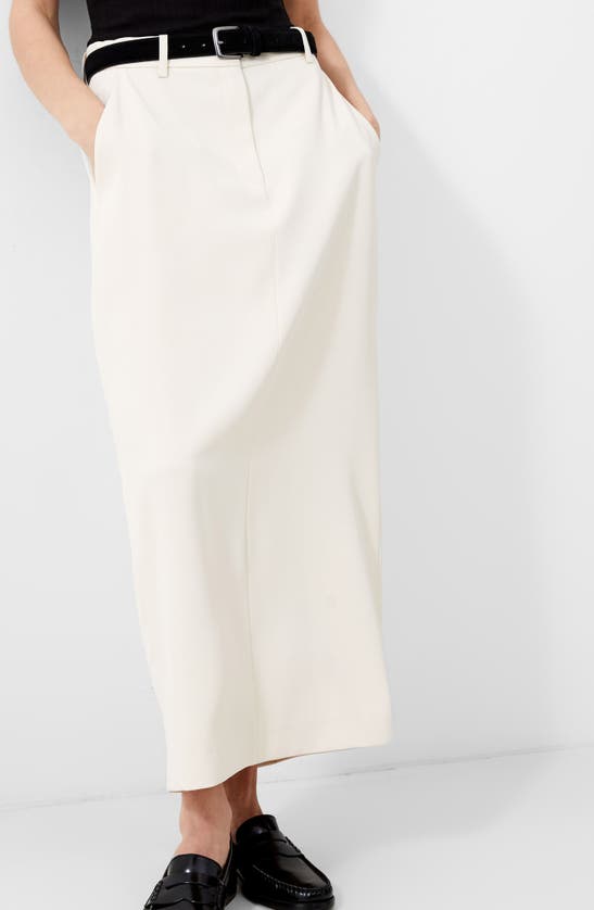 Shop French Connection Harrie Suiting Maxi Skirt In Classic Cream